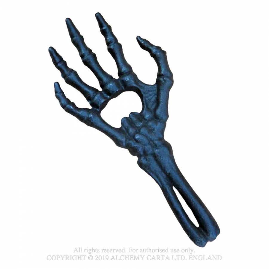 Плаерок 4. Skeleton hand. Нож Letter-open "Acanthos" hand-Cast Pewter.