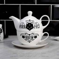 Purrfect Brew: Tea for One (ATS4) ~ Tea Sets | Alchemy England