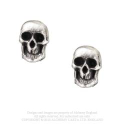 Skull Heart La Mort De Coeur Pewter Pendant Necklace Alchemy Gothic P452 -  Purple Leopard Boutique