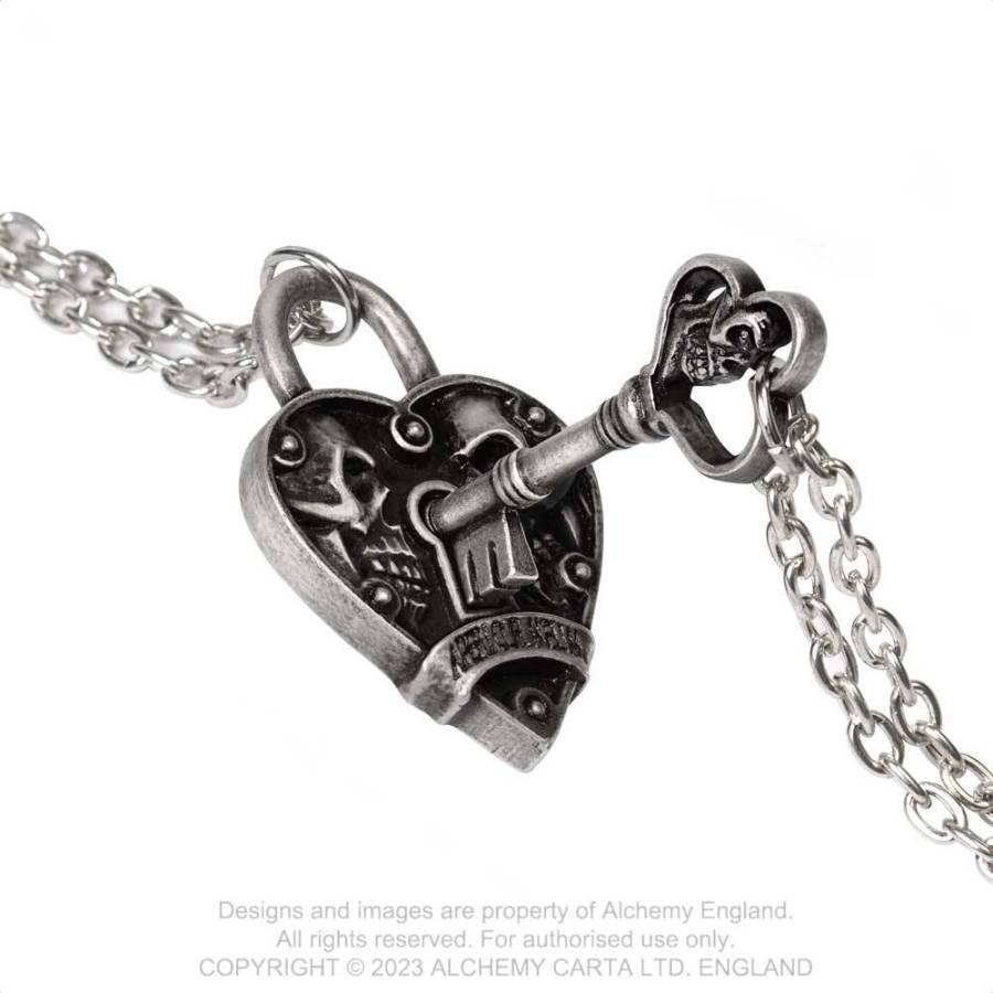 Alchemy P725 - Love is King Necklace in Pendants, Buttons & Patches - $55.00