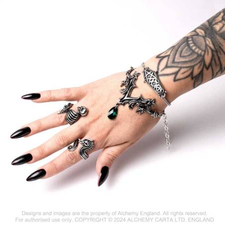 Hex Coffin (A144) ~ Wrist Chains | Alchemy England