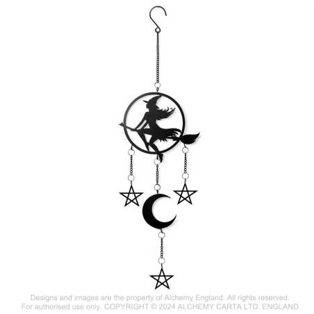 Witch by Moonlight (HD29) ~ Hanging Decorations | Alchemy England