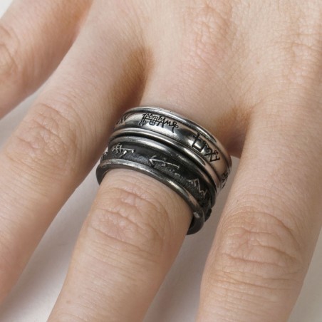 Demon Black & Angel White (R212) ~ Rings | Alchemy England