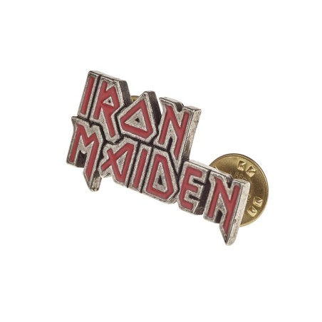 Iron Maiden: enamelled logo (PC505) ~ Pin Badges | Alchemy England