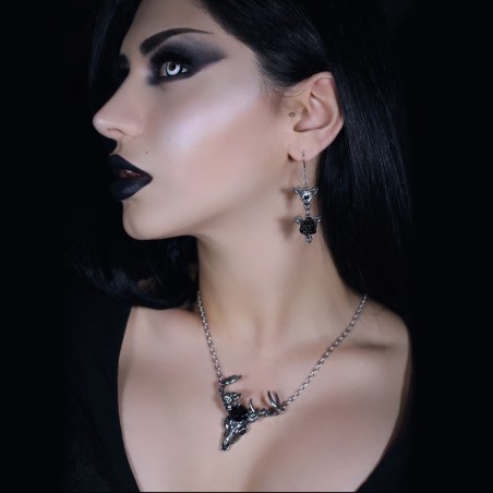 White Hart, Black Rose (P807) ~ Necklaces | Alchemy England