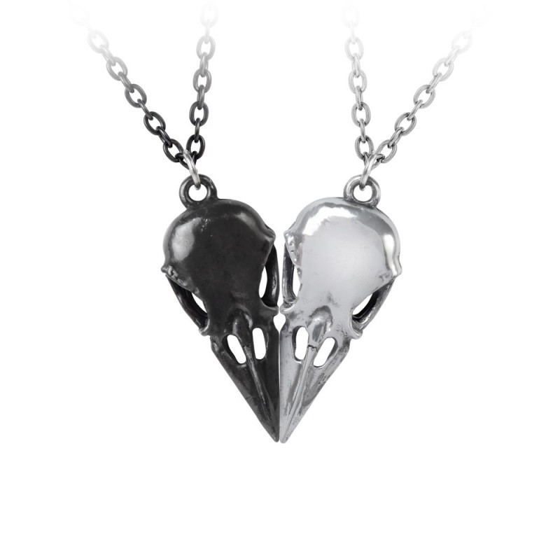 Coeur Crane - Couple's Friendship Necklace (P834) ~ Pendants | Alchemy England