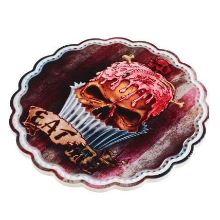 Skull Cupcake (CT7) ~ Trivets | Alchemy England