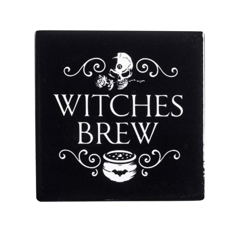 Witches Brew (CC6) ~ Individual Coasters | Alchemy England