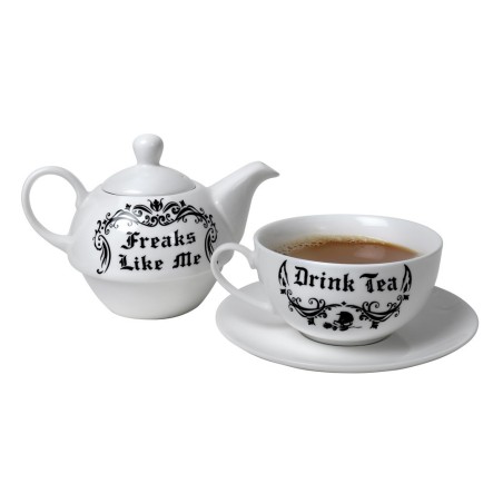 Freaks Like Me Drink Tea (ATS2) ~ Tea Sets | Alchemy England