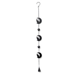 Black Cat and Moon (HD9) ~ Hanging Decorations | Alchemy England