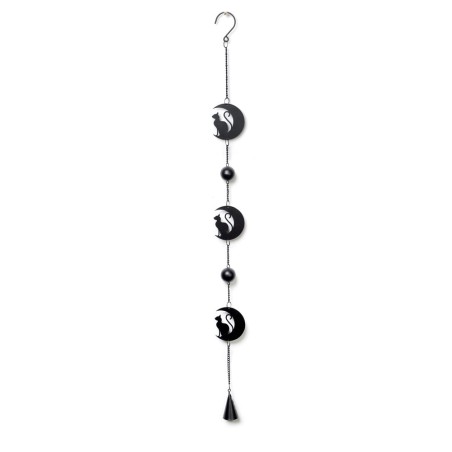 Black Cat and Moon (HD9) ~ Hanging Decorations | Alchemy England