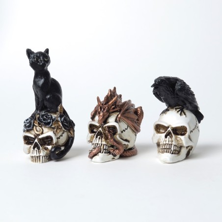 Cat/Skull: Miniature (VM3) ~ Ornaments | Alchemy England