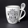 Witches Brew: Mug and Spoon Set (ALMUG16) ~ Mugs | Alchemy England