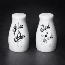 Ashes/Dust: Salt & Pepper Set (MRSP2) ~ Salt & Pepper Sets | Alchemy England