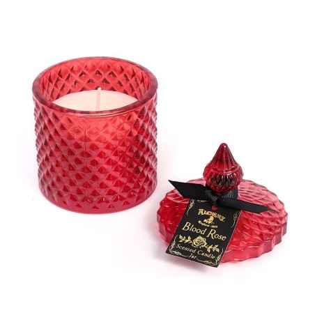 Scented Boudoir Candle Jar - Blood Rose (Large) (SCJ6) ~ Candle Holders & Tea Lights | Alchemy England