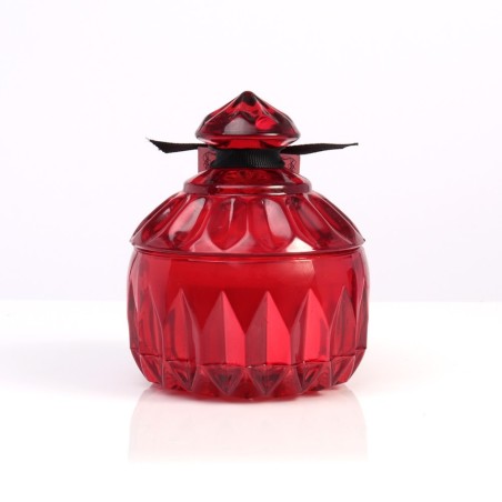 Vintage Scented Candle Jar - Blood Rose (Round) (SCJ9) ~ Candle Holders & Tea Lights | Alchemy England