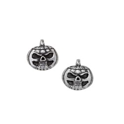 Pumpkin Skull Studs (E450) ~ Studs | Alchemy England