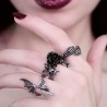 Wild Black Rose (R241) ~ Rings | Alchemy England