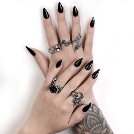 Wild Black Rose (R241) ~ Rings | Alchemy England