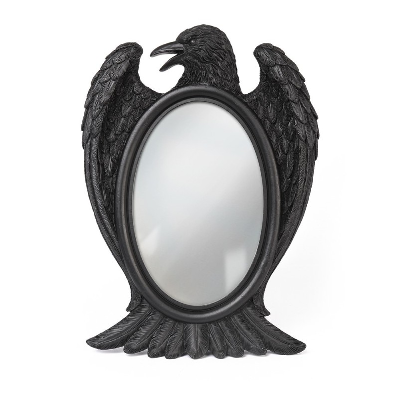 Black Raven Mirror (V105) ~ Mirrors | Alchemy England