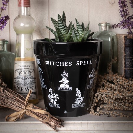 Witches Spell Garden Plant Pot (GPP6) ~ Plant Pots | Alchemy England