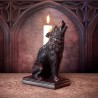 Ulula Noctis (Wolf Candlestick) (V115) ~ Candle Holders & Tea Lights | Alchemy England