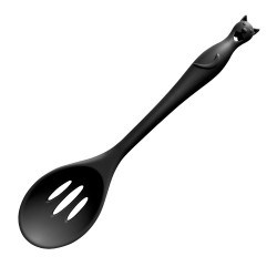 Cat's Kitchen Slotted Spoon (KU4) ~ Kitchen Utensils | Alchemy England