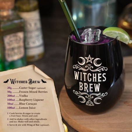 Witches Brew (SG3) ~ Wine Glasses | Alchemy England