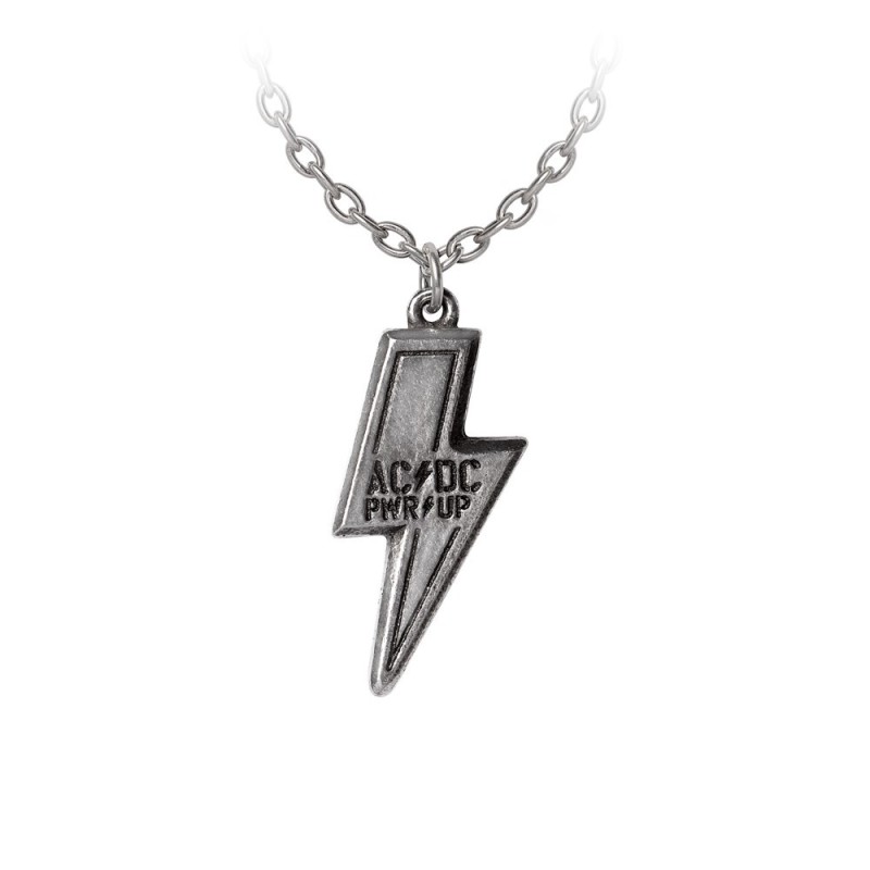 AC/DC PWR/UP Flash Logo Pendant (PP524) ~ Pendants | Alchemy England