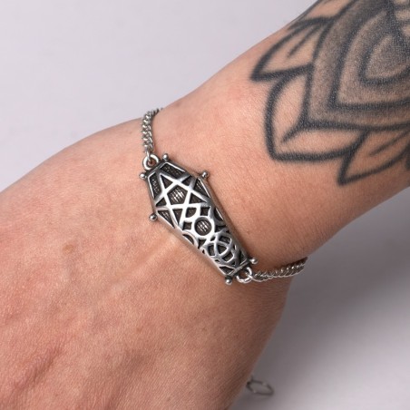 Hex Coffin (A144) ~ Wrist Chains | Alchemy England