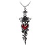 Cross of the Dark Kiss (P975) ~ Necklaces | Alchemy England