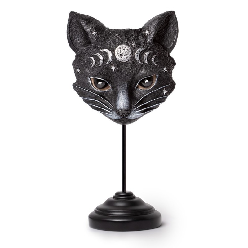 Mystic Moon Cat - Ornament & Wall Decoration (V129) ~ Ornaments | Alchemy England