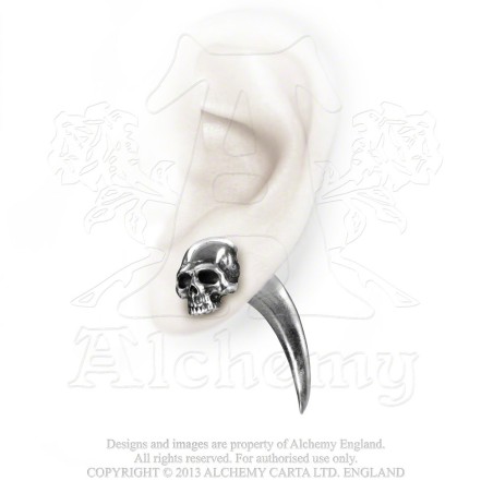 Tomb Skull Horn (E320) ~ Faux Stretchers | Alchemy England