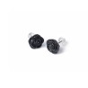 The Romance of Black Rose Stud (E339) ~ Studs | Alchemy England