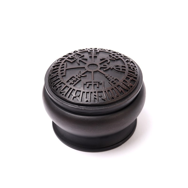 Vegvisir Box - Black (V102) ~ Caskets & Boxes | Alchemy England