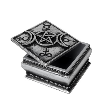 Triple Moon Spell Box (V92) ~ Caskets & Boxes | Alchemy England